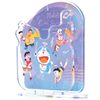 Mô Hình Standee Mica Doraemon - Phiên Bản Movie 2024 - Màu Tím