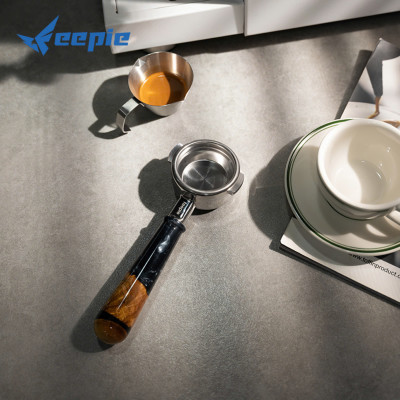 Tay cầm espresso không đáy kết hợp của gỗ và nhựa cây tư nhiên FEEPIE