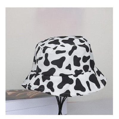 Mũ họa tiết bò sữa - mũ tai bèo cá tính