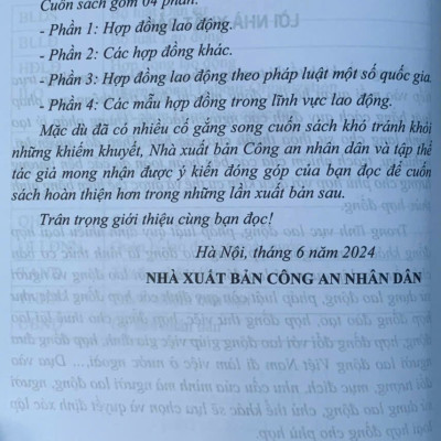 Hợp đồng trong lĩnh vực lao động