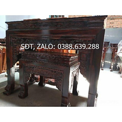 Bàn Thờ Bàn Cúng Cặp Bàn Thờ Mẹ Bồng Con 154cm Gỗ Muồng