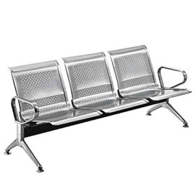 Băng ghế dài 5 chỗ CW3001-5 Nội thất Capta Ghế băng chờ nhập khẩu inox bóng hình sao giá đỡ sắt sơn tĩnh điện chờ phòng khám phòng nha công cộng tại HCM