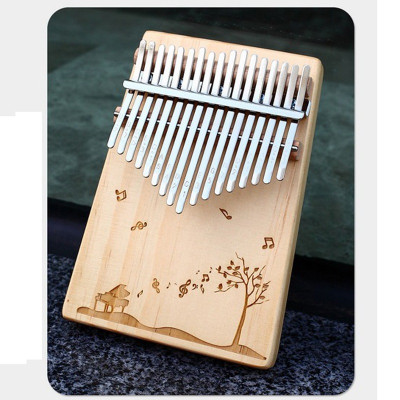 Đàn Kalimba 17 Phím Gỗ Tự Nhiên | Họa Tiết Trang Trí Đẹp Mắt | Phù Hợp Cho Người Mới Bắt Đầu