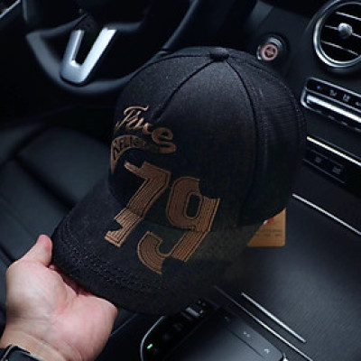 Nón kết, mũ lưỡi trai Ông Địa 79 vải kaki phối lưới form đẹp thời trang đường phố