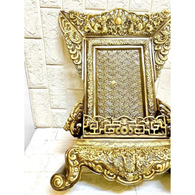 BÀI VỊ DI ẢNH CAO 55 x 40 CM  CHẤT LIỆU BẰNG ĐỒNG 