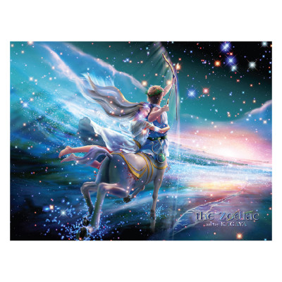 Tranh xếp Hình Tia Sáng  Cung Nhân Mã Tia Sáng (475 Mảnh Ghép)