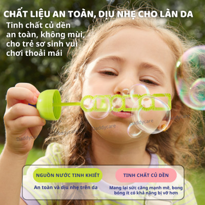 Thổi bong bóng Mideer Bubbles Wand thổi bong bóng xà phòng an toàn cho bé