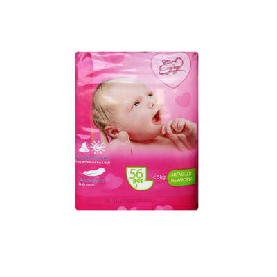 Miếng lót thấm hút tốt cho bé dưới 5kg Enjoy Newborn mềm mại 56 miếng