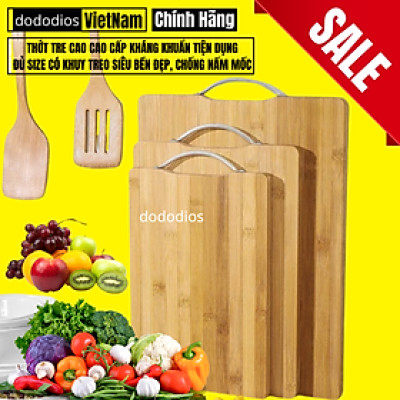 [LOẠI TUYỂN CHỌN XỊN] Thớt Tre Cao Cấp kích thước 30cmx20cm và 24cmx34cm dày 2cm An toàn vệ sinh - Chính hãng dododios