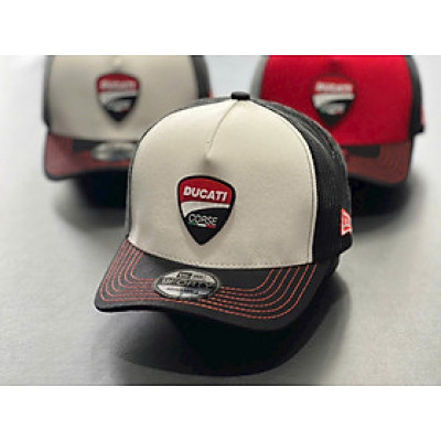 Nón kết, mũ lưỡi trai Ducati vải kaki phối lưới form chuẩn thời trang đường phố