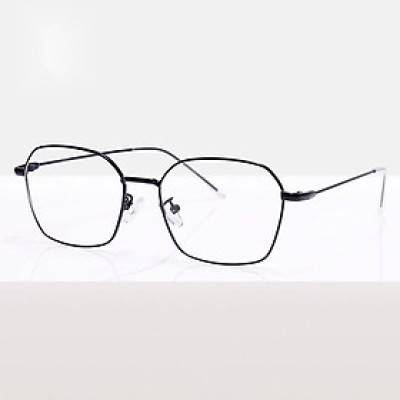 Kính gọng Mắt vuông Hàn Quốc kim loại tăm + Tặng Tuavit Kính Xinh Mini tiện lợi 