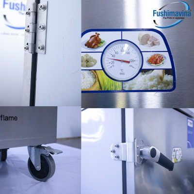 [CỬA HÀNG CHÍNH HÃNG] Tủ Nấu Cơm Dùng Gas Và Điện 12 Khay