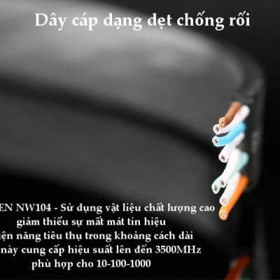 Ugreen UG50176NW102TK 5M màu Đen Cáp mạng LAN CAT6 dây dẹt - HÀNG CHÍNH HÃNG