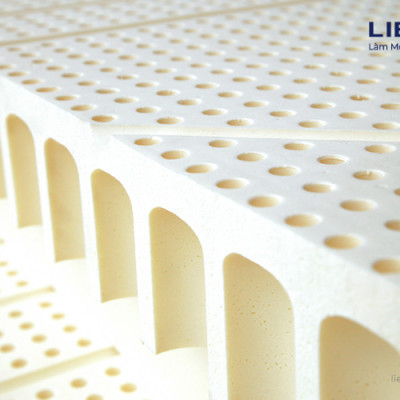 Nệm Cao Su Liên Á Ladome Cool Cao 10cm - Giường Đơn - Nệm Cao Su Thiên Nhiên 100%