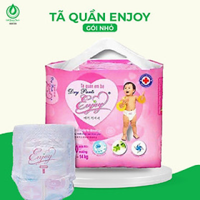 Tã quần trẻ em Enjoy New mềm mại thấm hút tốt Gói nhỏ S/M/L/XL 8-12 miếng