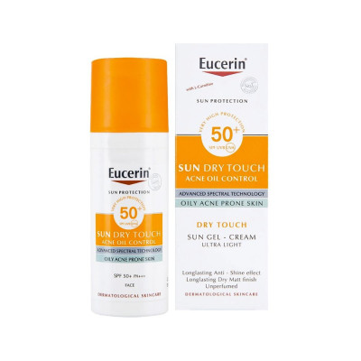 Gel Chống Nắng Cho Da Nhờn Mụn Eucerin Sun Gel-Cream Dry Touch Oil Control SPF50+ (50ml)