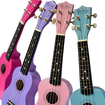 Đàn Ukulele Soprano Woim 35A15 tặng kèm máy lên dây điện tử