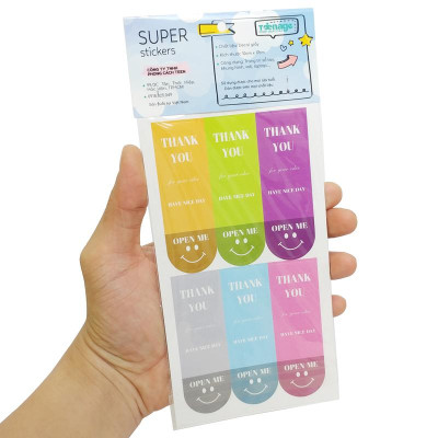 Sticker Cảm Ơn - Teenage CTE-044 (5 Tờ)