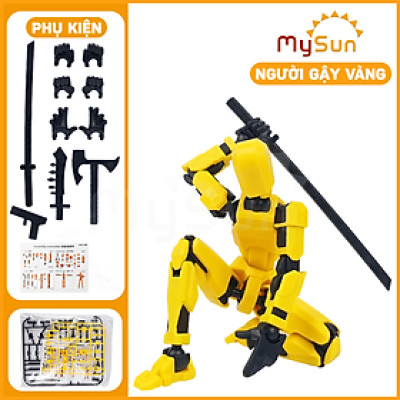 Đồ chơi mô hình người có khớp giá rẻ cử động nhân vật người nộm tập võ MySun