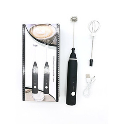 Máy tạo bọt cafe, sữa, đánh trứng mini cầm tay kích thước nhỏ gọn, tiện dụng sạc cổng USB - Hàng chính hãng / Hàng nhập khẩu 