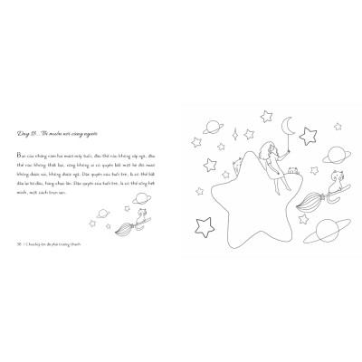 Sách Tô Màu Chữa Lành - Chưa Kịp Lớn Đã Phải Trưởng Thành - Tô Màu Cuộc Sống - TIME