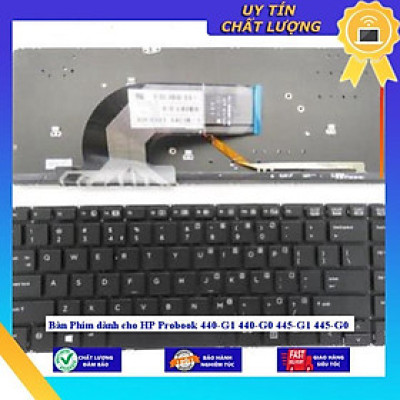 Bàn Phím dùng cho HP Probook 440-G1 440-G0 445-G1 445-G0  - Tốt Ko khung Có Led - Hàng Nhập Khẩu New Seal