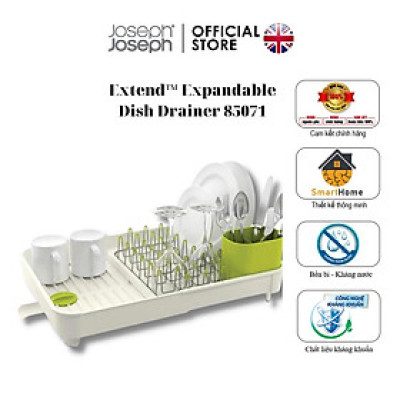 Kệ để chén đĩa cao cấp Joseph Joseph Trắng 850710 - Extend Expandable Dish Drainer