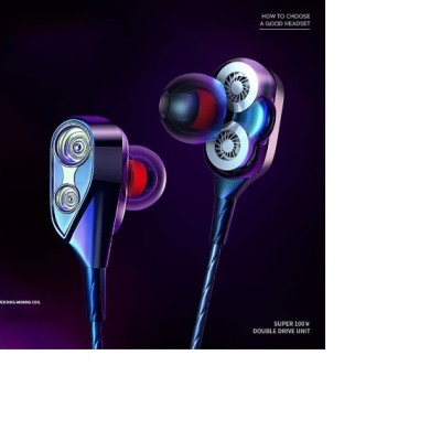 Tai Nghe Nhét Tai Super A4 9D Có Micro Jack 3.5mm Âm Thanh Siêu Trầm - miếng lót chuột