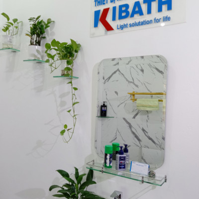 Combo Gương Kệ Kính Cao Cấp Kibath, KB-Combo1