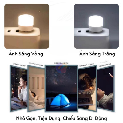 Đèn ngủ USB bảo vệ mắt phòng ngủ Đèn ngủ Đèn bàn nhỏ - Đèn Led tiết kiệm Điện