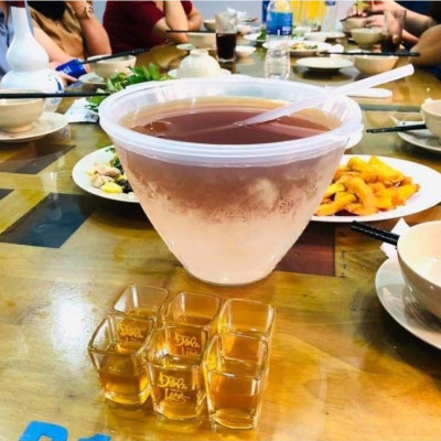 BỘ BÁT ƯỚP RƯỢU LẠNH ĐA NĂNG TIỆN LỢI , GỒM 1 BÁT ĐỰNG RƯỢU , 1 BÁT ĐỰNG ĐÁ , 1 GÁO MÚC RƯỢU