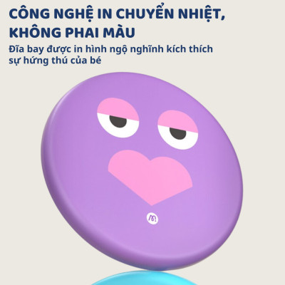 Đĩa bay xoay tung hứng đĩa ném Frisbee thể thao Mideer Soft Sport Frisbee