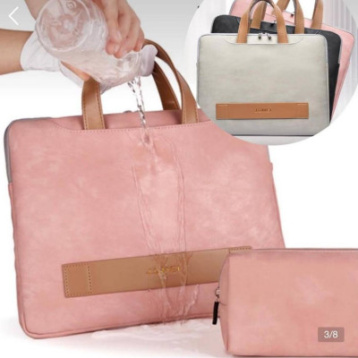 Túi xách da, cặp xách da chống sốc cho macbook, laptop, surface cao cấp