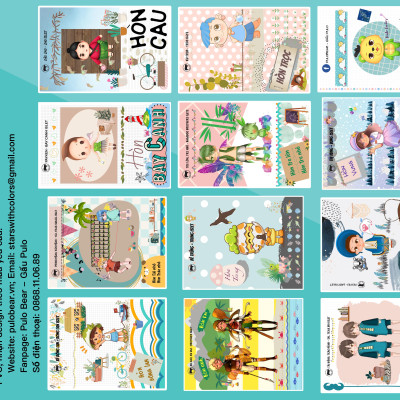 Bộ Sticker Pulo Bear