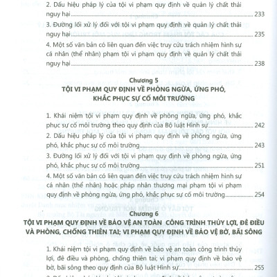 Bình Luận Các Tội Phạm Trong Lĩnh Vực Môi Trường (Sách chuyên khảo)