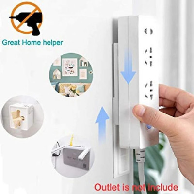 Combo 5 Giá Treo Ổ Cắm Điện, Modem Dán Tường Tiện Dụng PaKaSa - Hàng Chính Hãng