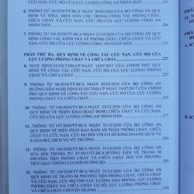 KỸ NĂNG PHÒNG CHÁY CHỮA CHÁY THOÁT HIỂM - QUY ĐỊNH PHÁP LUẬT VỀ PHÒNG CHÁY CHỮA CHÁY CỨU NẠN CỨU HỘ TRONG CƠ QUAN, ĐƠN VỊ HÀNH CHÍNH SỰ NGHIỆP, DOANH NGHIỆP VÀ HỘ GIA ĐÌNH