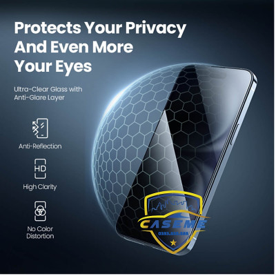 Kính cường lực full màn hình dành cho iPhone 16 Pro Max, iPhone 16 Pro, iPhone 16 Plus, iPhone 16 chống nhìn trộm Nillkin Guardian cao cấp - Hàng Chính Hãng