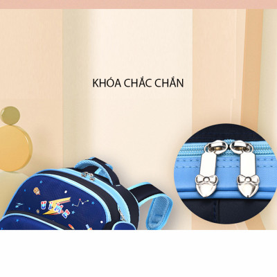 Ba lô, cặp học sinh in họa tiết siêu dễ thương BEE GEE HS1032O