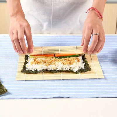Dụng Cụ Cuộn Sushi BamBoo Bằng Gỗ Tiện Dụng