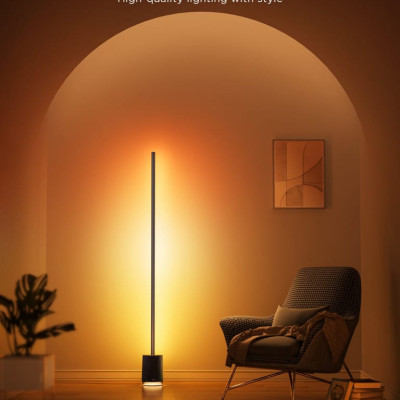 Đèn LED góc tường Govee RGBICWW Floor Lamp Pro H6079 | Cảm biến âm thanh kết hợp tiếng ồn trắng