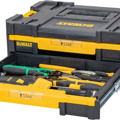THÙNG ĐỒ NGHỀ T-STAK (440X331X176)MM DEWALT DWST1-70706 - HÀNG CHÍNH HÃNG