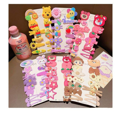 Set 14 Kẹp Tóc Dễ Thương Cho Bé Gái Siêu Xinh