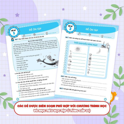 Sách - Đề Ôn Luyện Và Tự Kiểm Tra Tiếng Việt Lớp 2 - Combo 2 Cuốn - Megabook