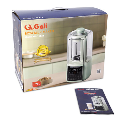 Máy làm sữa hạt Gali GL-1417A 1.75 lít đa chức năng nấu hẹn giờ. Hàng chính hãng chất lượng cao, bảo hành 24 tháng