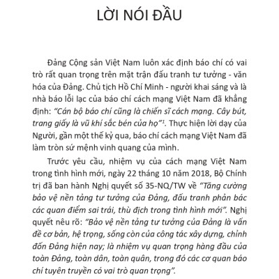 Bảo Vệ Nền Tảng Tư Tưởng Của Đảng Trong Tình Hình Mới