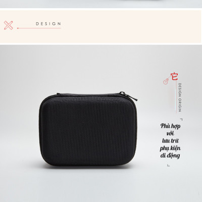 Hộp Đựng Tai Nghe, Cáp Sạc, Pin Sạc Dự Phòng, Ổ Cứng giúp bảo vệ phụ kiện di động / laptop Mai Lee - Hàng chính hãng