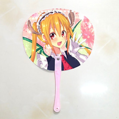 Qụat cầm tay in ảnh 2 mặt khác nhau Maid Dragon