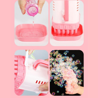 Combo 2 Đồ Chơi Bắn Bong Bóng 32 Nòng Vui Nhộn Kèm Lọ Xà Phòng