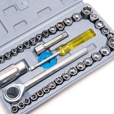 Bộ dụng cụ sửa chữa đa năng 40 món dùng để sửa xe máy, ô tô - Hàng chính hãng